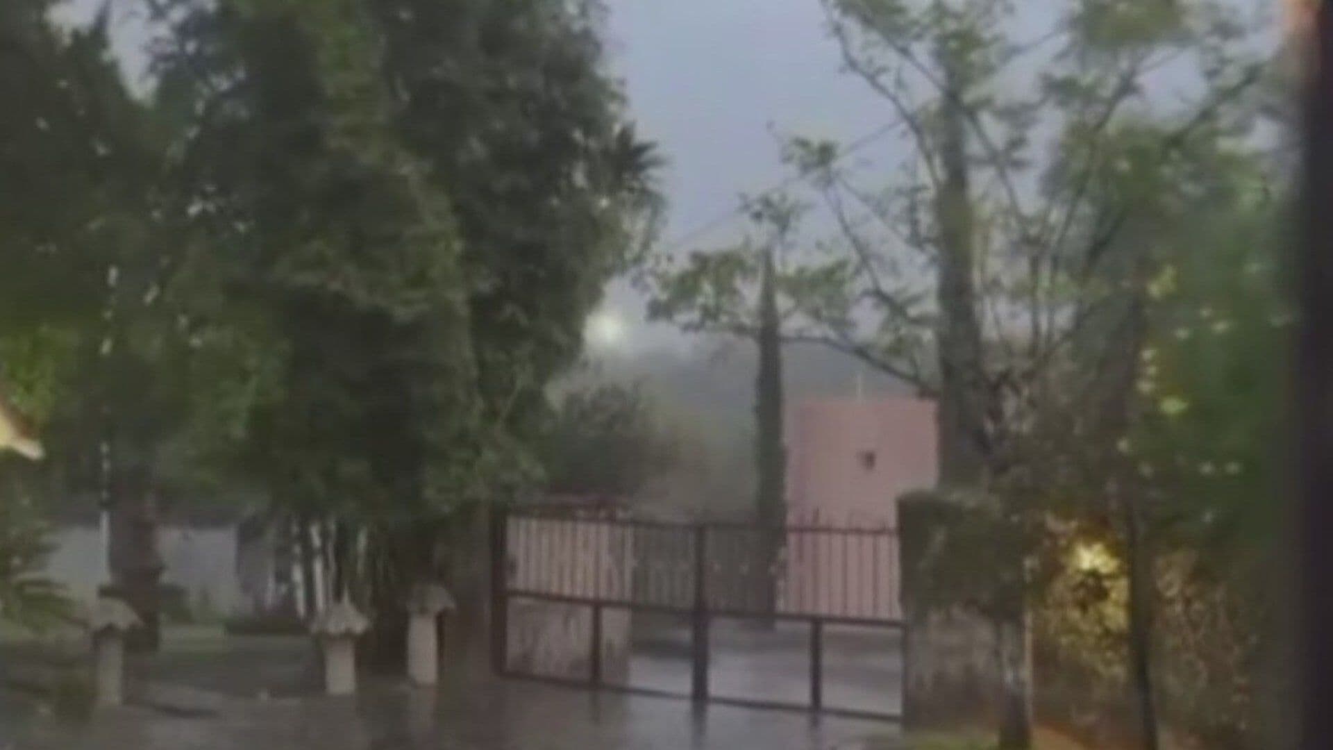 Llega Intensa Lluvia a Montemorelos, Nuevo León