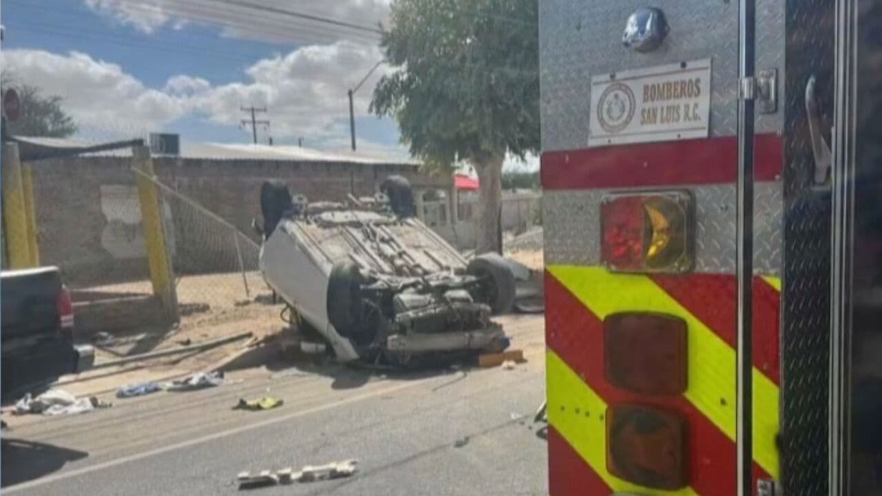 Muere Adolescente de 16 Años Tras Accidente Automovilístico en San Luis Río Colorado