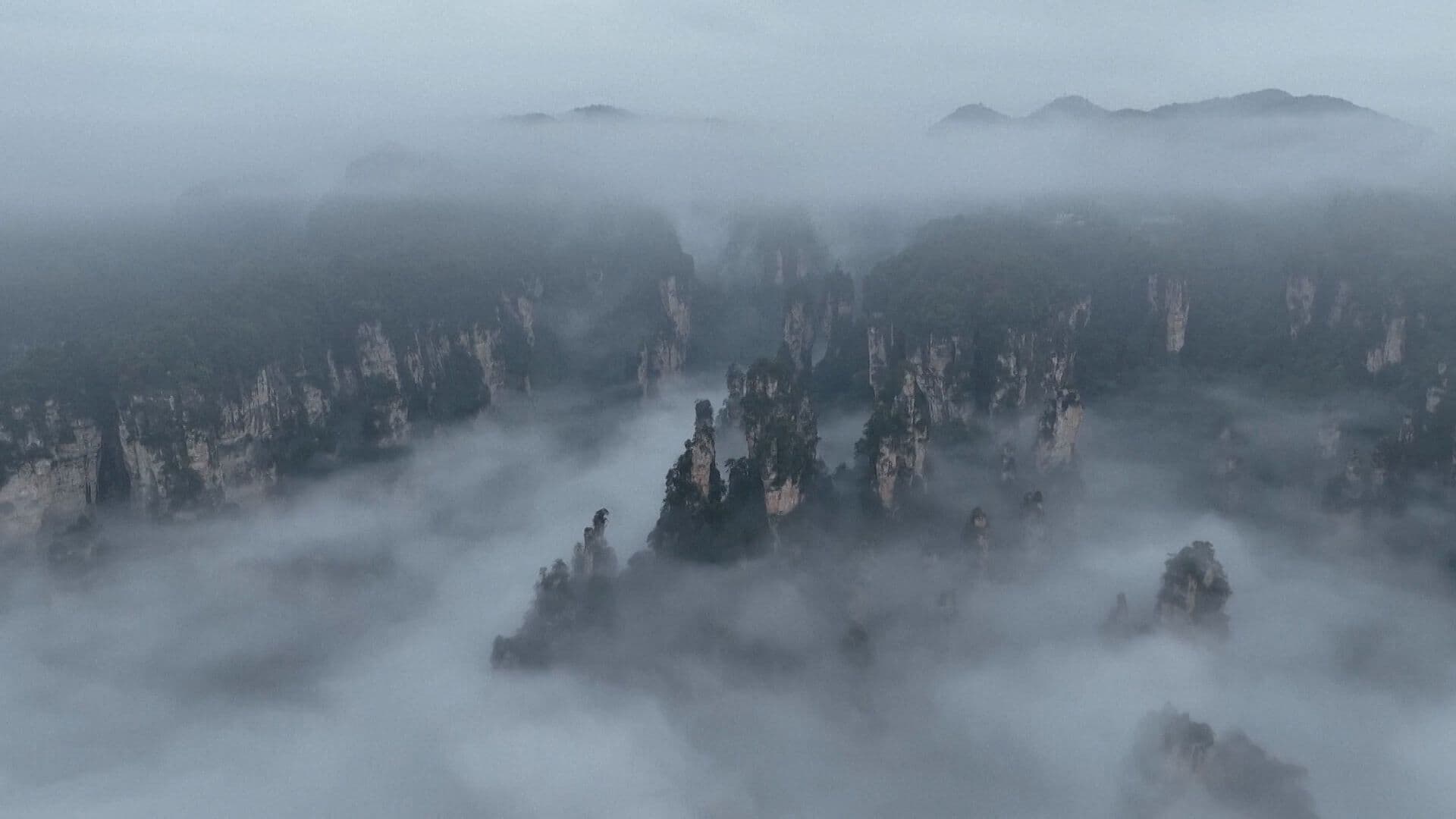 Mar de Nubes en China