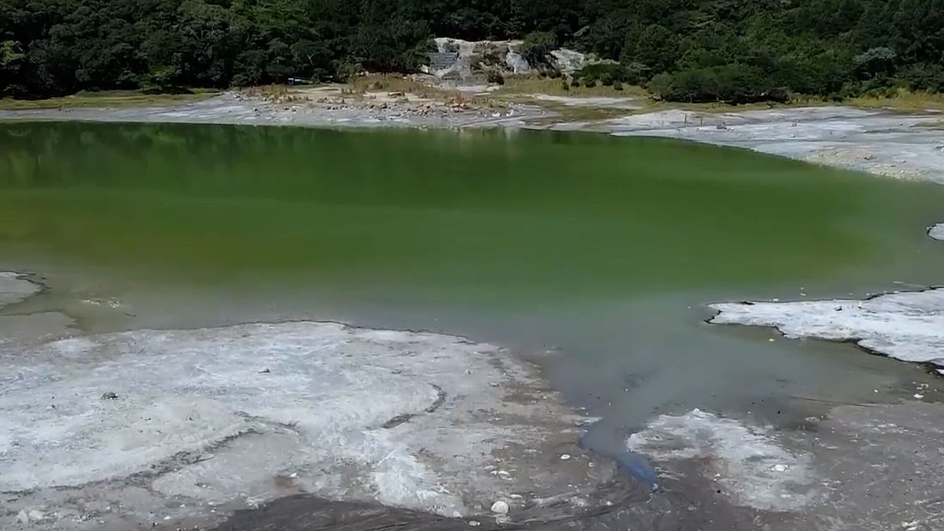 La Falta de Lluvia Redujo la Laguna de Alegría