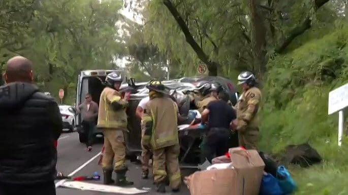 Movilización por Volcadura en Ciudad Universitaria, CDMX