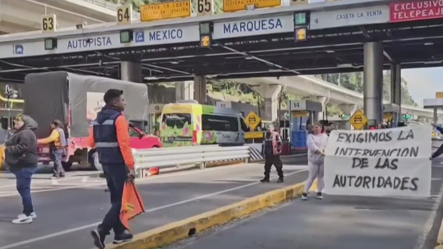 Realizan Cierre Parcial en la México-Toluca, Dirección CDMX
