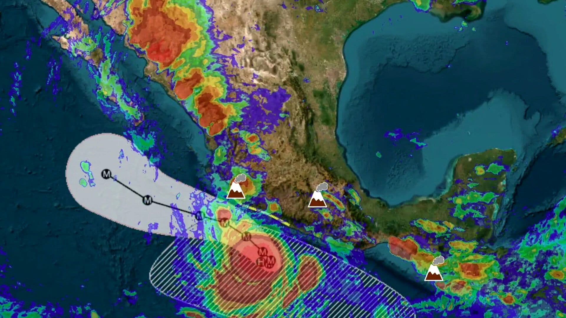 Huracán Polo se Intensifica a Categoría 4 con Vientos de 215 km/h