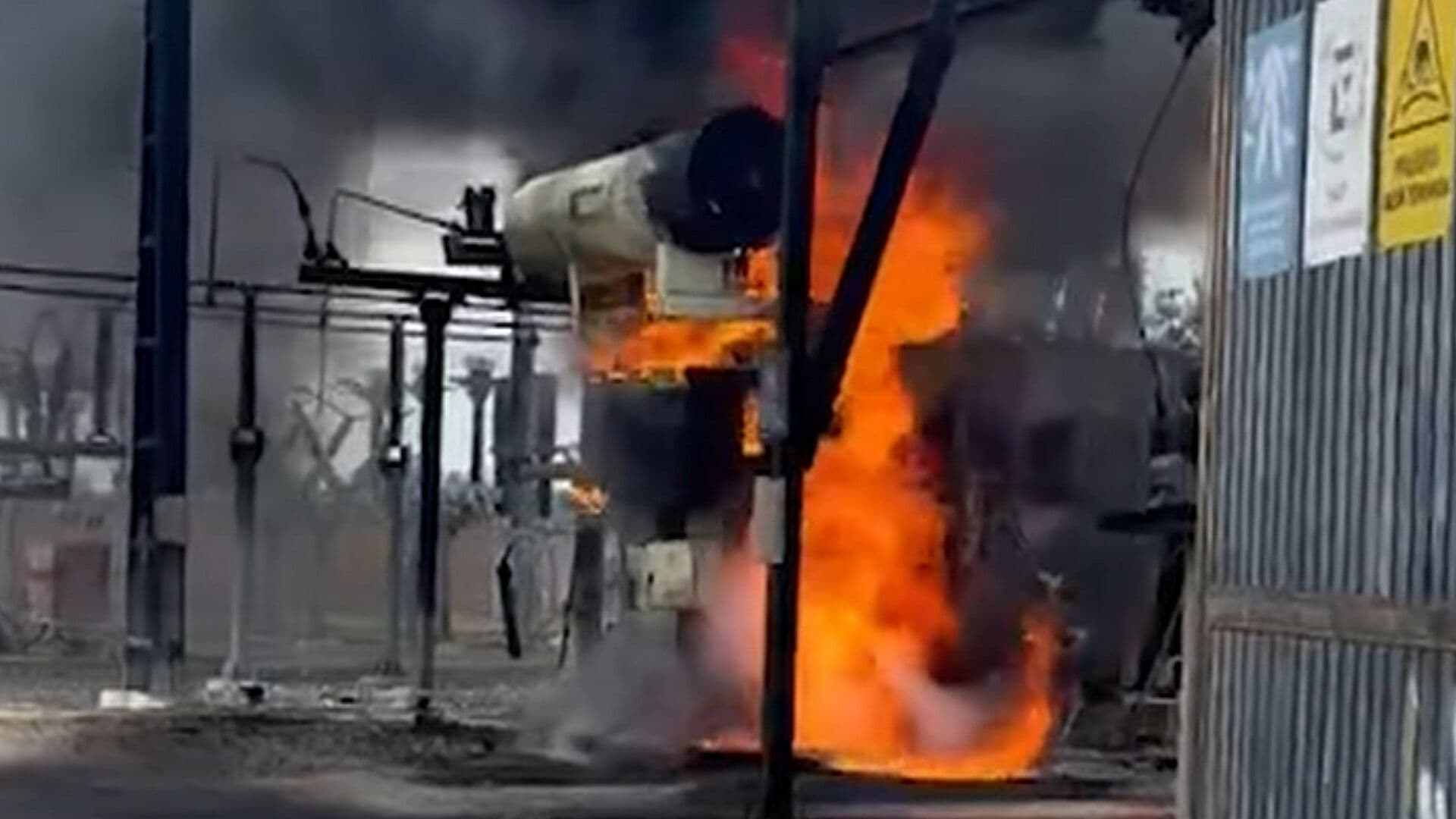 Reportan Mega Apagón en Irapuato por Incendio de Subestación
