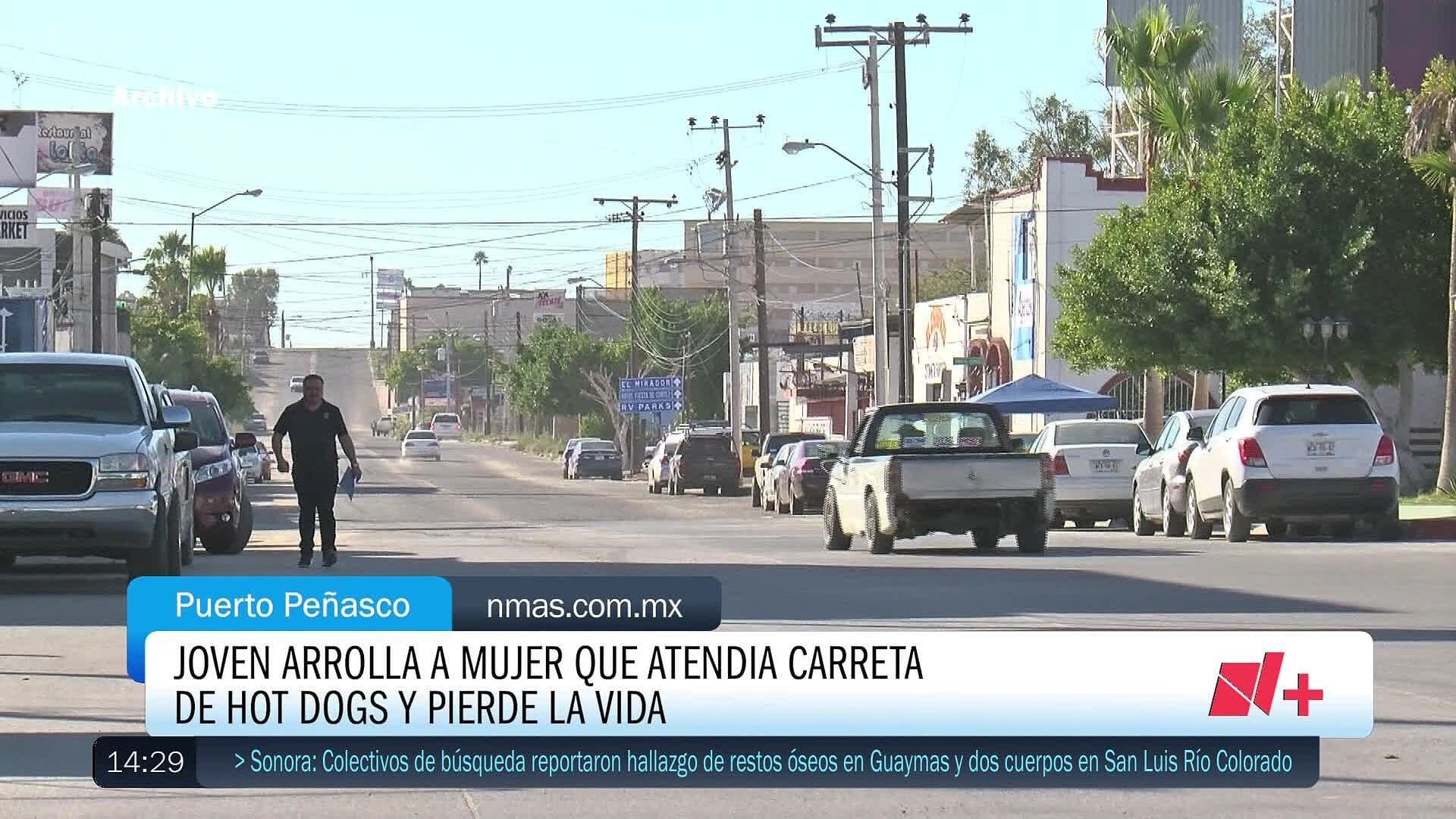 Murió Mujer que Trabajaba en Carreta Tras Ser Atropellada en Puerto Peñasco