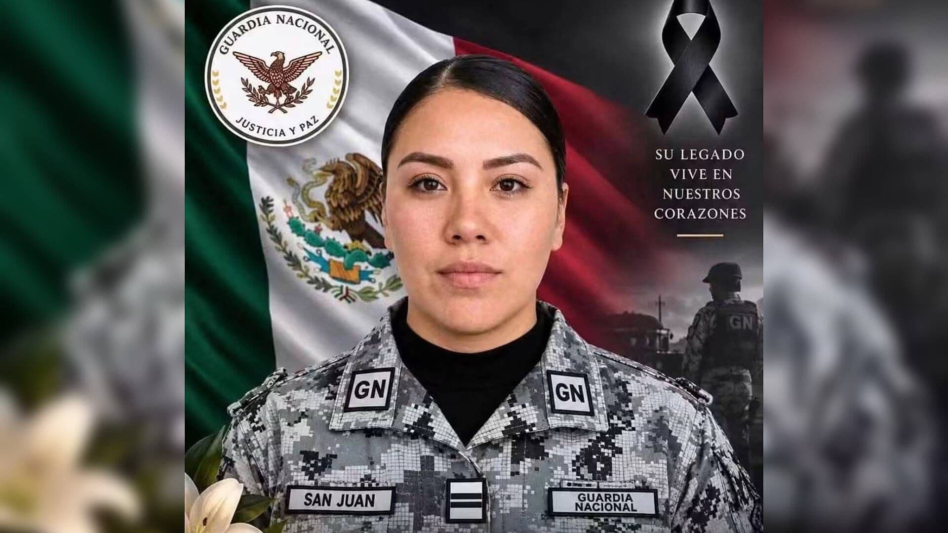 Reciben con Honores a Sargento María Luisa San Juan Cruz de Cazones de Herrera Veracruz Fallecida en Carretera Chihuahua Cuauhtémoc