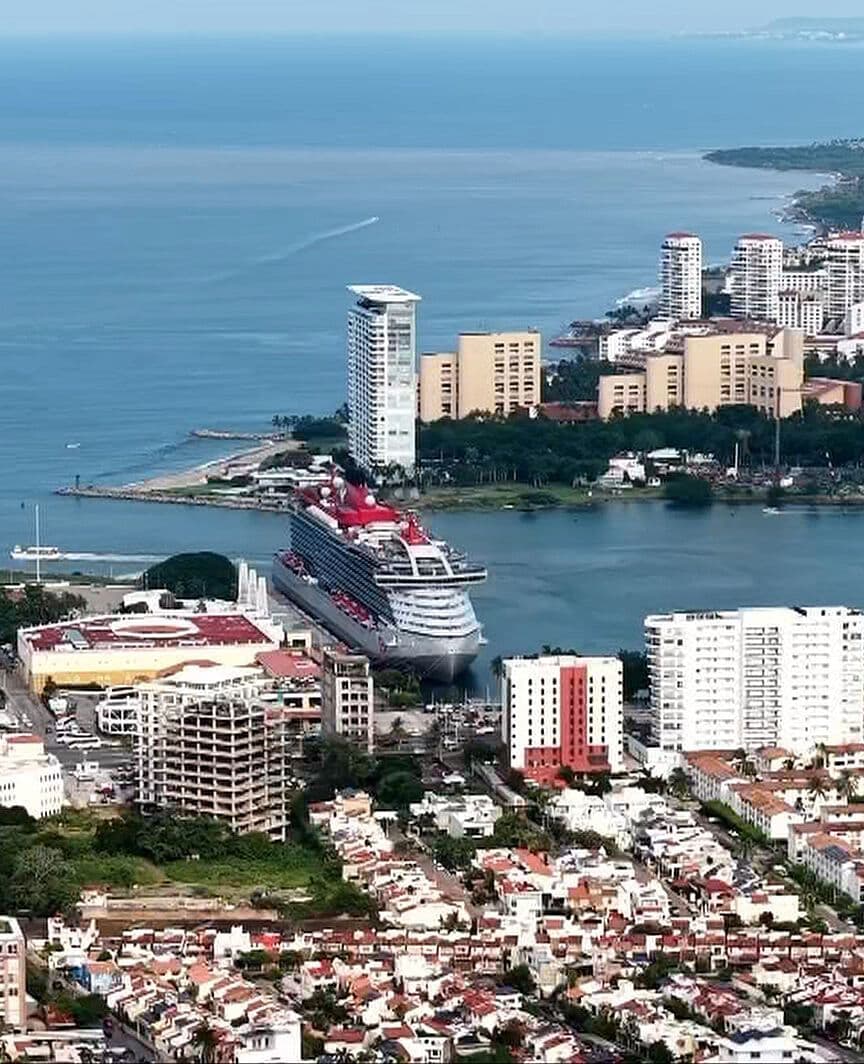 Así Se Ven Efectos del Huracán Polo Desde el Aire en Puerto Vallarta