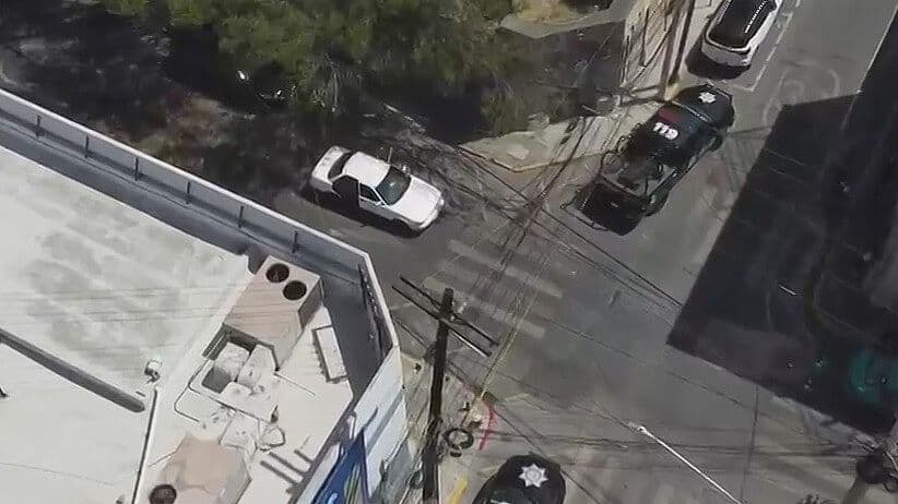 Cae Hombre Tras Persecución en Centro de Monterrey