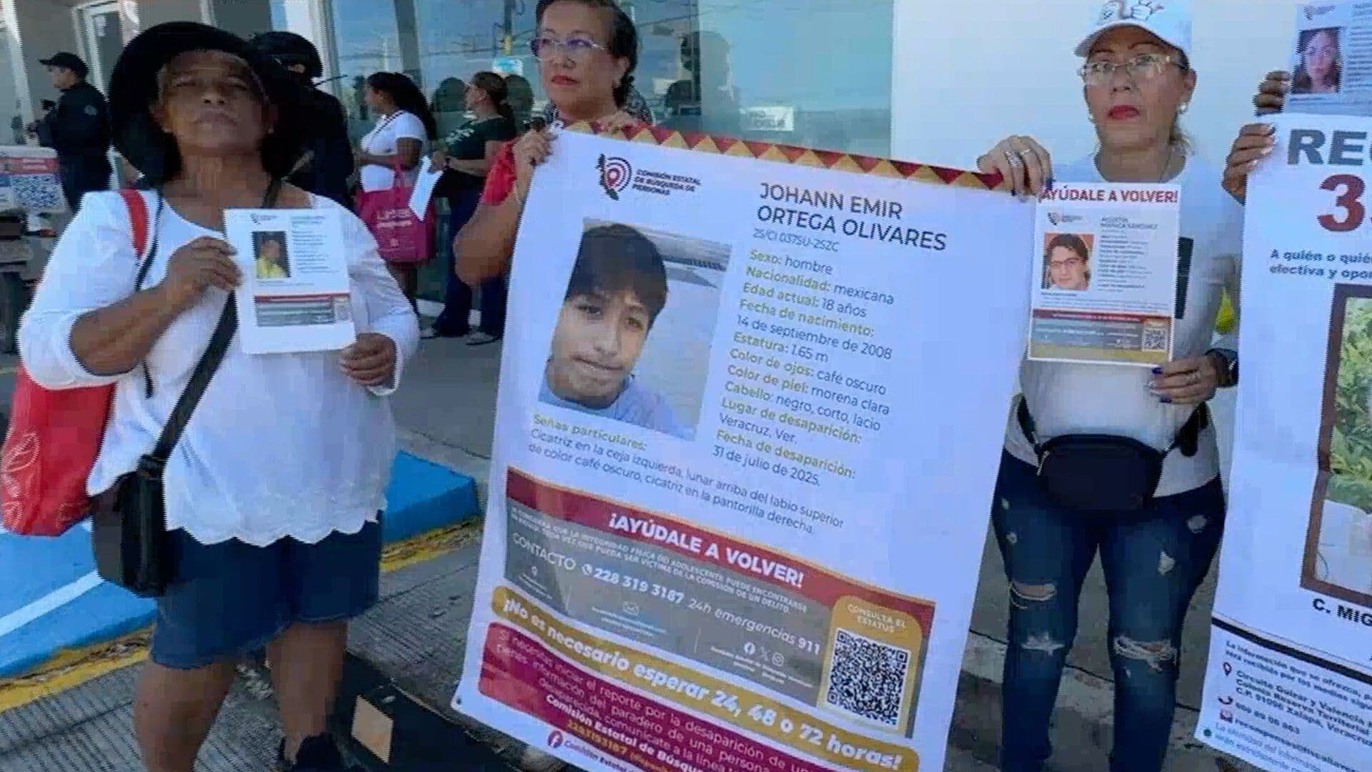 Continua la Búsqueda de Johann, Menor Reportado Desaparecido en Veracruz