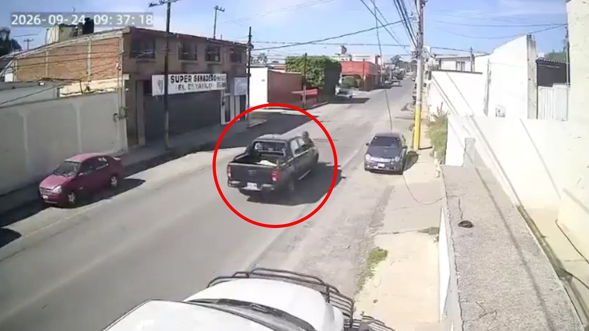 Video Conductor Camioneta Muerto Balacera Persecución Chipilo San Gregorio Atzompa Puebla