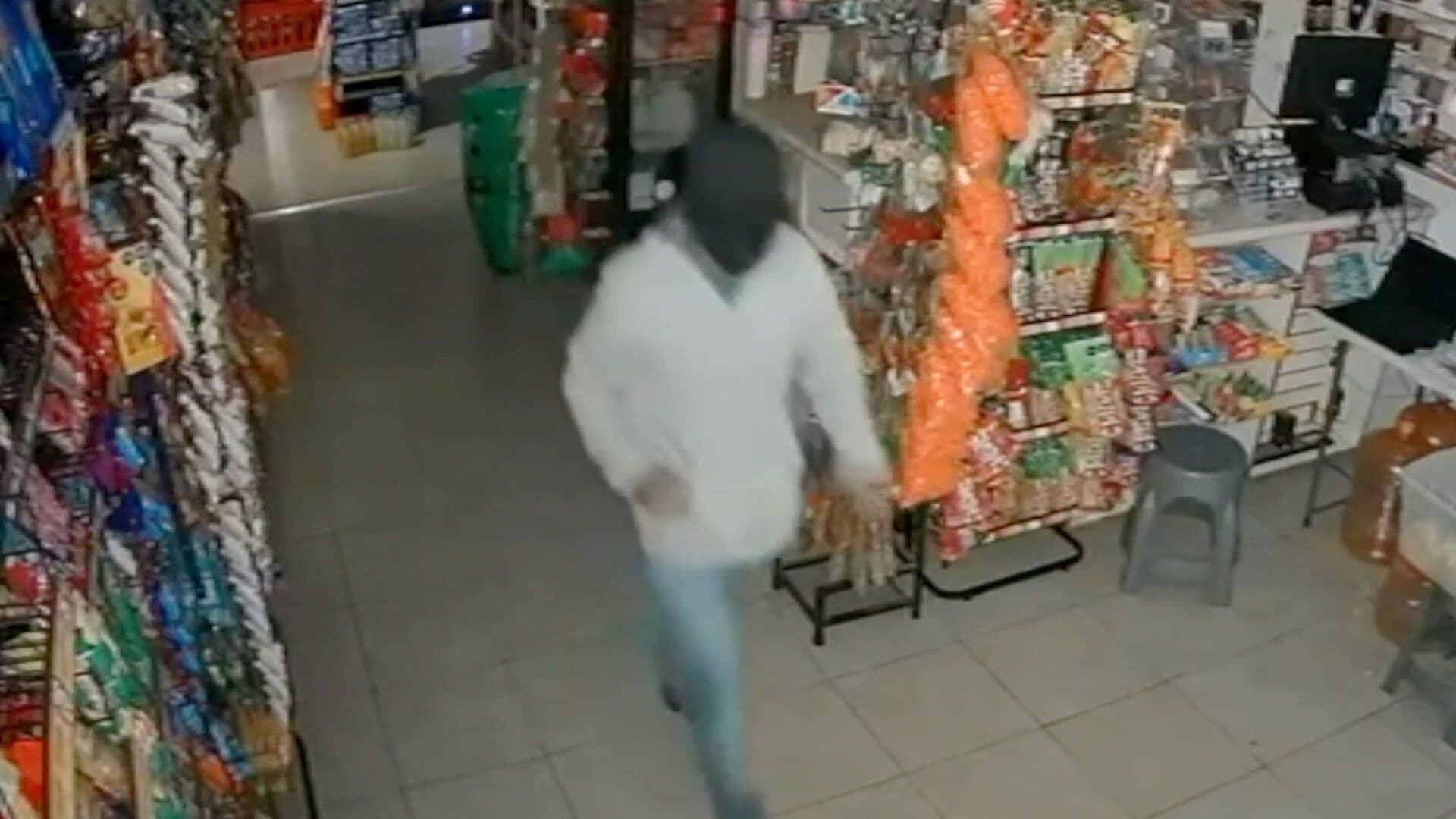 Video Ladrón Robo Dinero Dos Computadoras Negocio San Juan Atenco Puebla