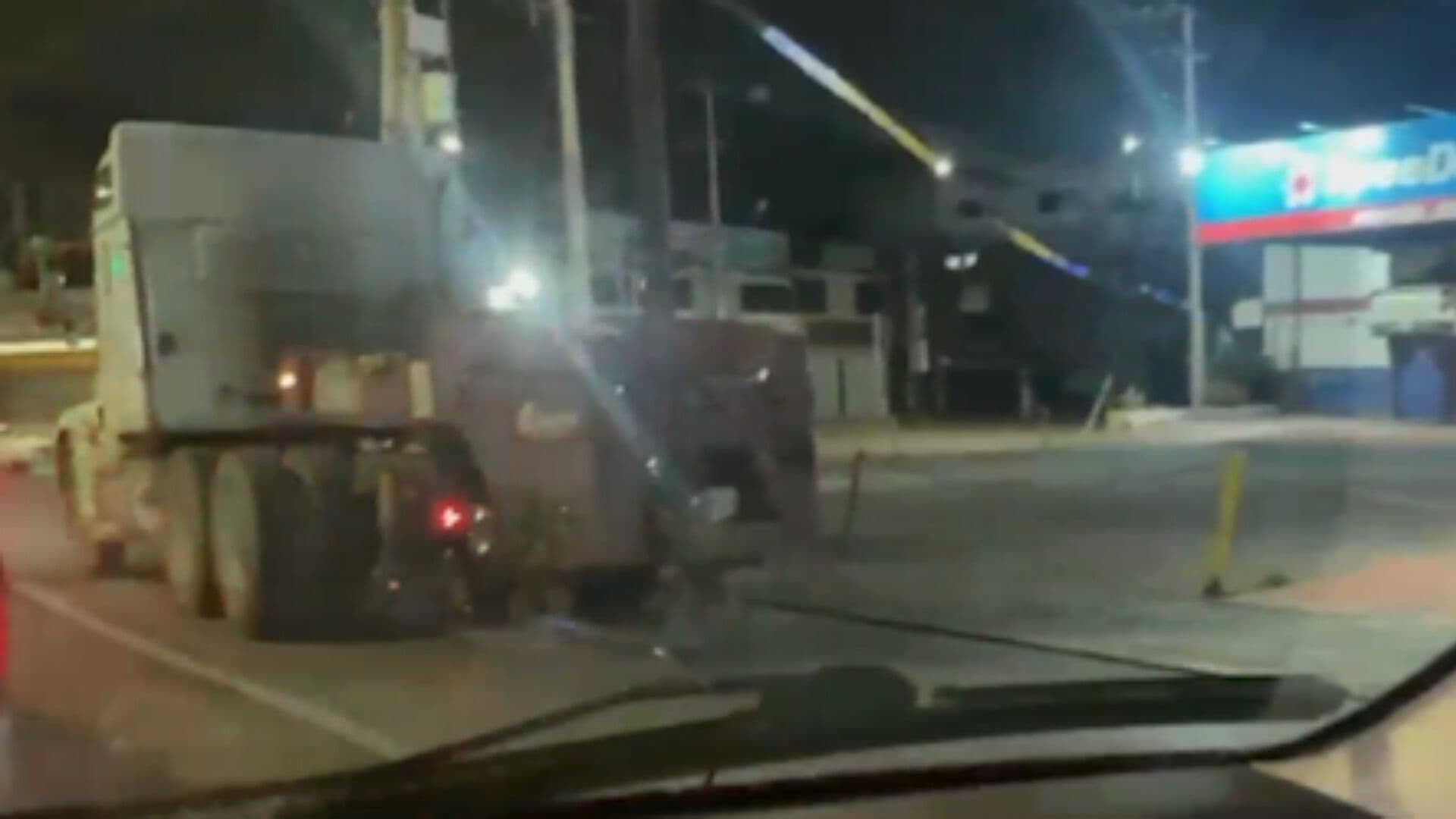 Tráiler Varado Remolque Desprendido 11 Sur Circuito Juan Pablo II Puebla