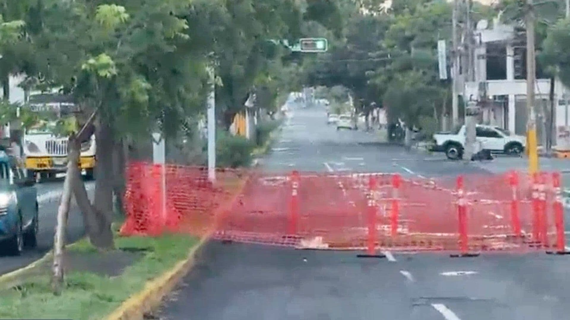 Obra Provoca Cierre Vial en la Avenida Simón Bolivar en Veracruz