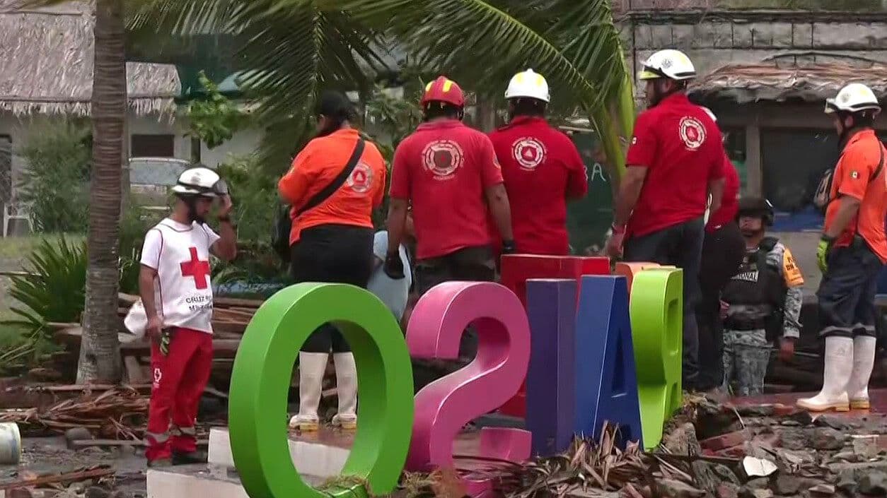Así es el Paso del Huracán Polo por Colima