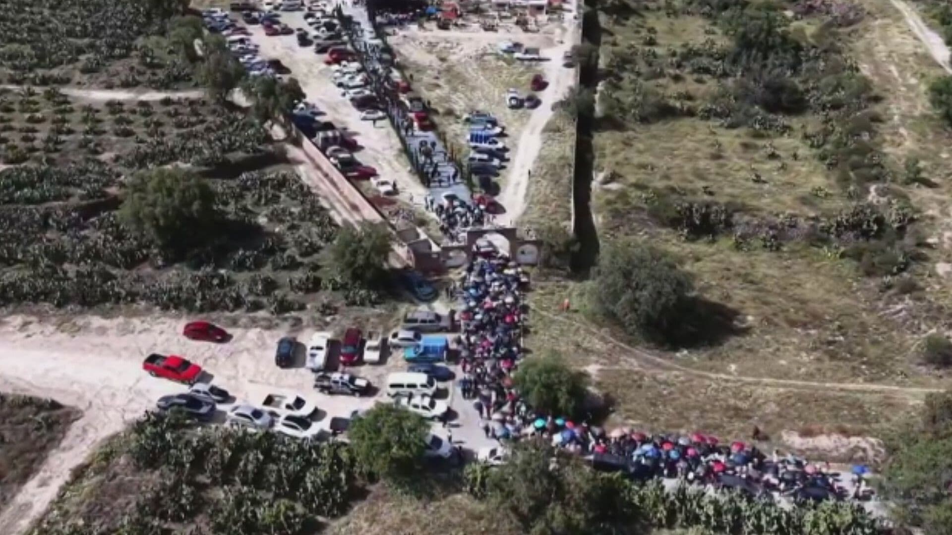 Desde el Aire: Otumba se Une para Exigir Justicia para Novios Asesinados