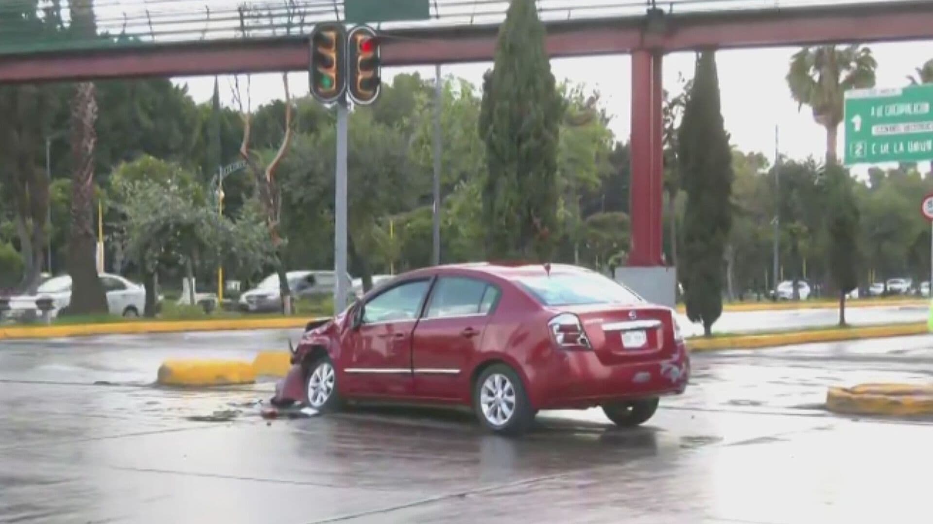 Reportan Accidente Vial en Fray Servando Teresa de Mier; Así la Circulación