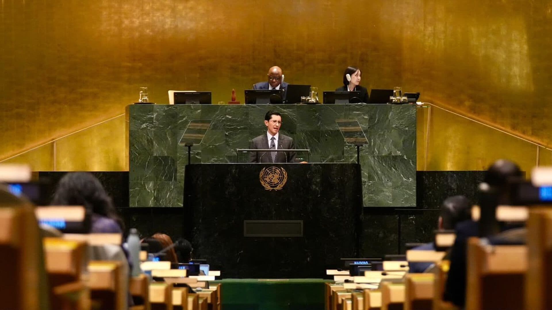 Roberto Velasco Destaca ante la Asamblea de la ONU Vocación Solidaria de México