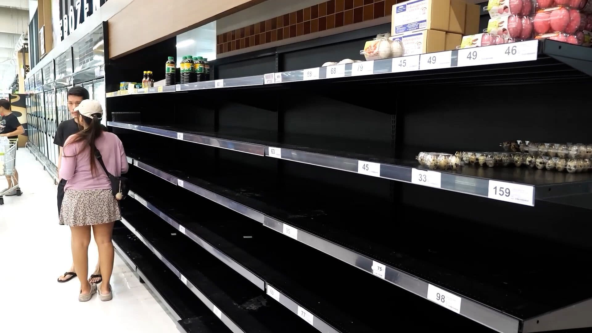 Compras de Pánico tras Inundaciones en Bangkok