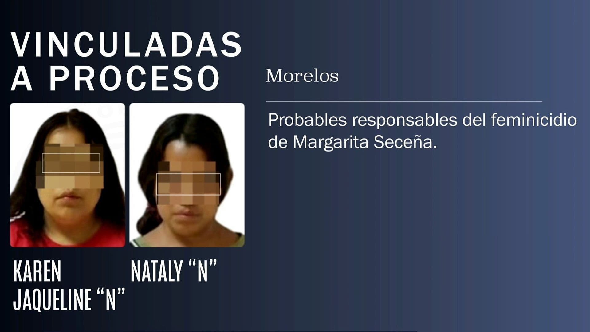 Vincularon a Proceso a Dos Mujeres por Feminicidio de Margarita Ceceña en Morelos
