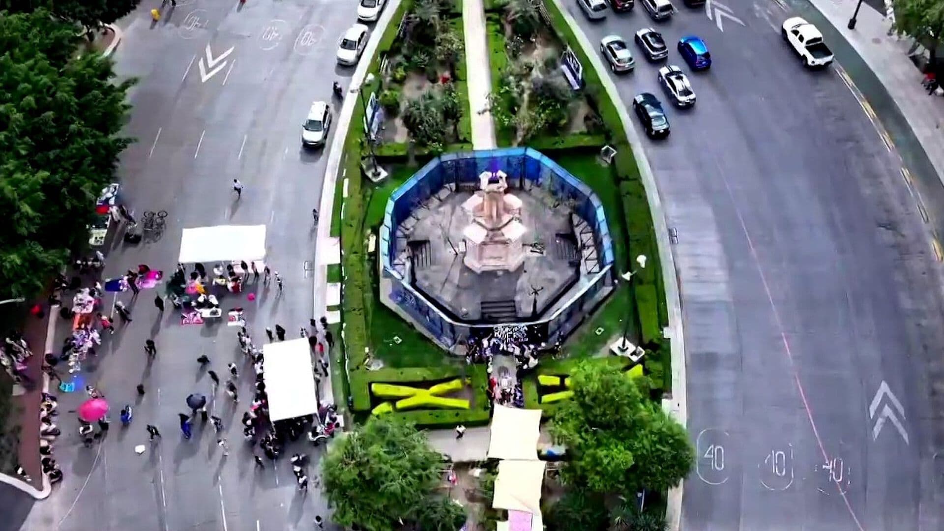Glorieta de las Mujeres que Luchan Cumplió Cinco Años en Paseo de la Reforma