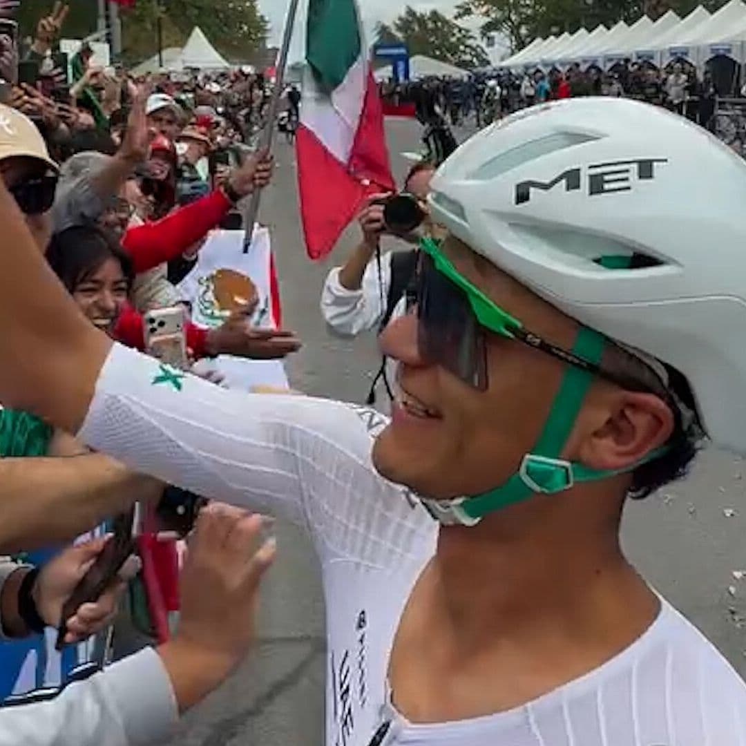 Fans Celebran a Isaac del Toro tras Mundial de Ciclismo