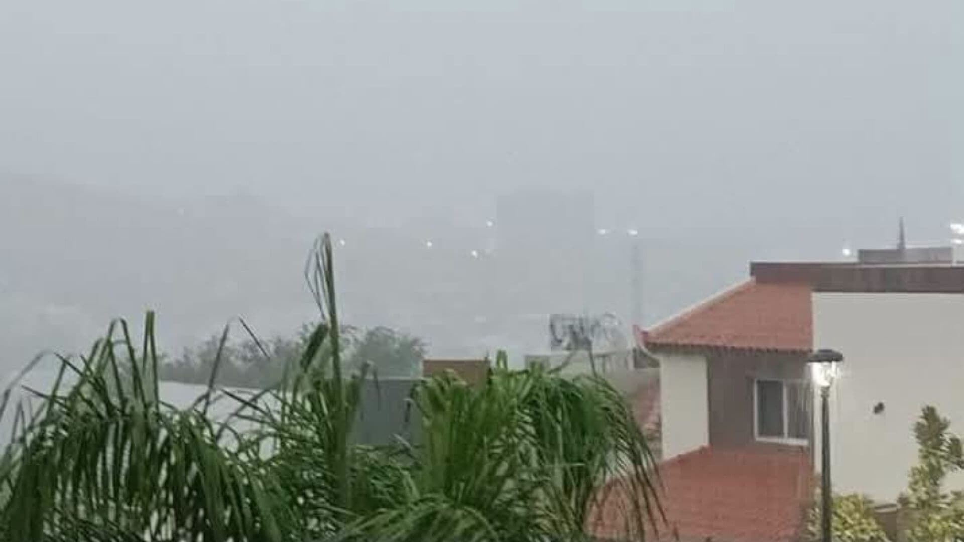 Fuertes Lluvias, Vientos y Granizo Sorprenden a Habitantes de Chihuahua