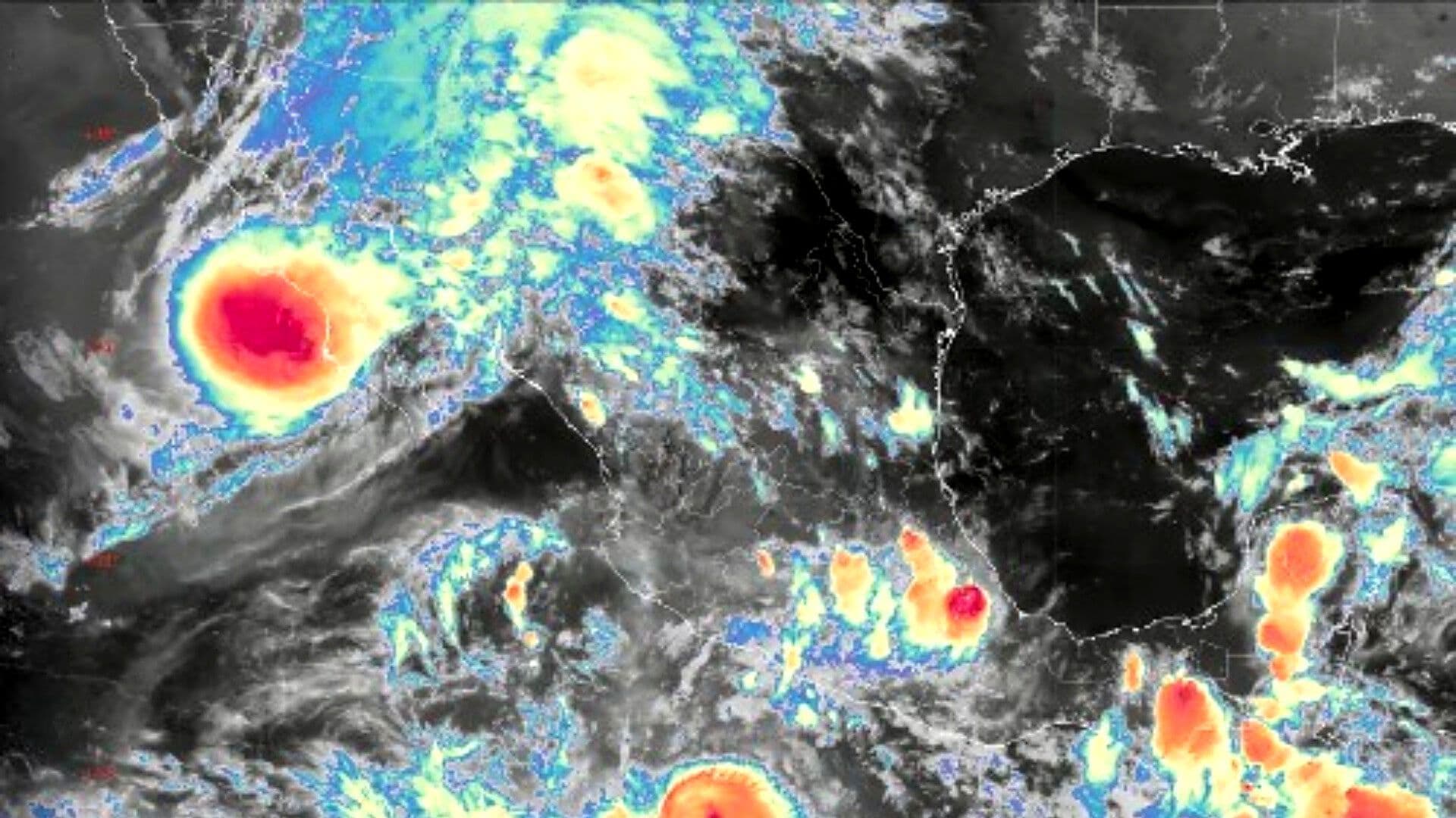 Trayectoria del Huracán Polo Después de Tocar Tierra en Baja California Sur