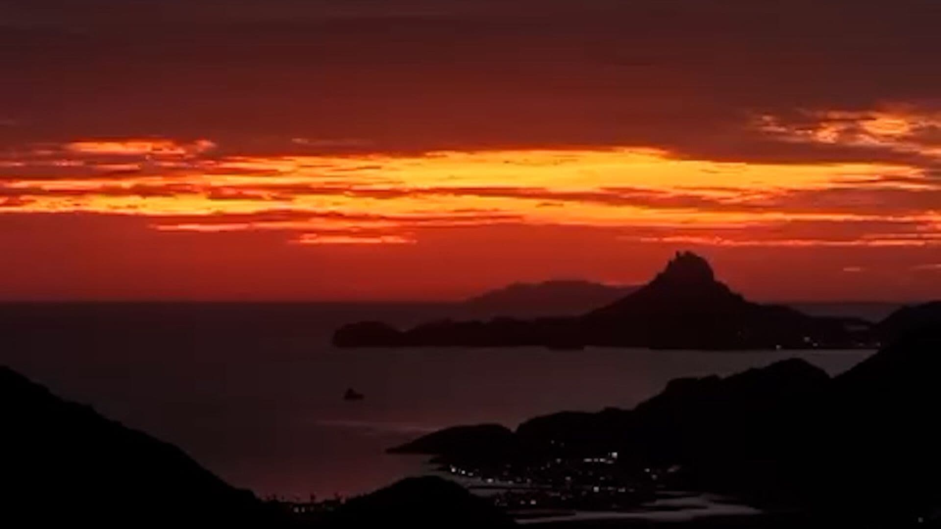 Así Fue la Puesta de Sol en Guaymas