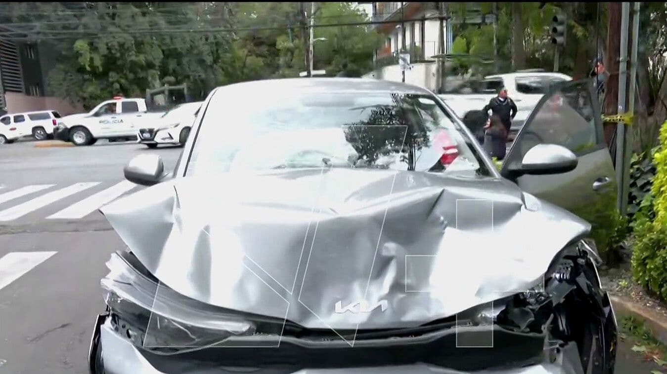 Fuerte Accidente en Polanco: Patrulla Choca con un Vehículo