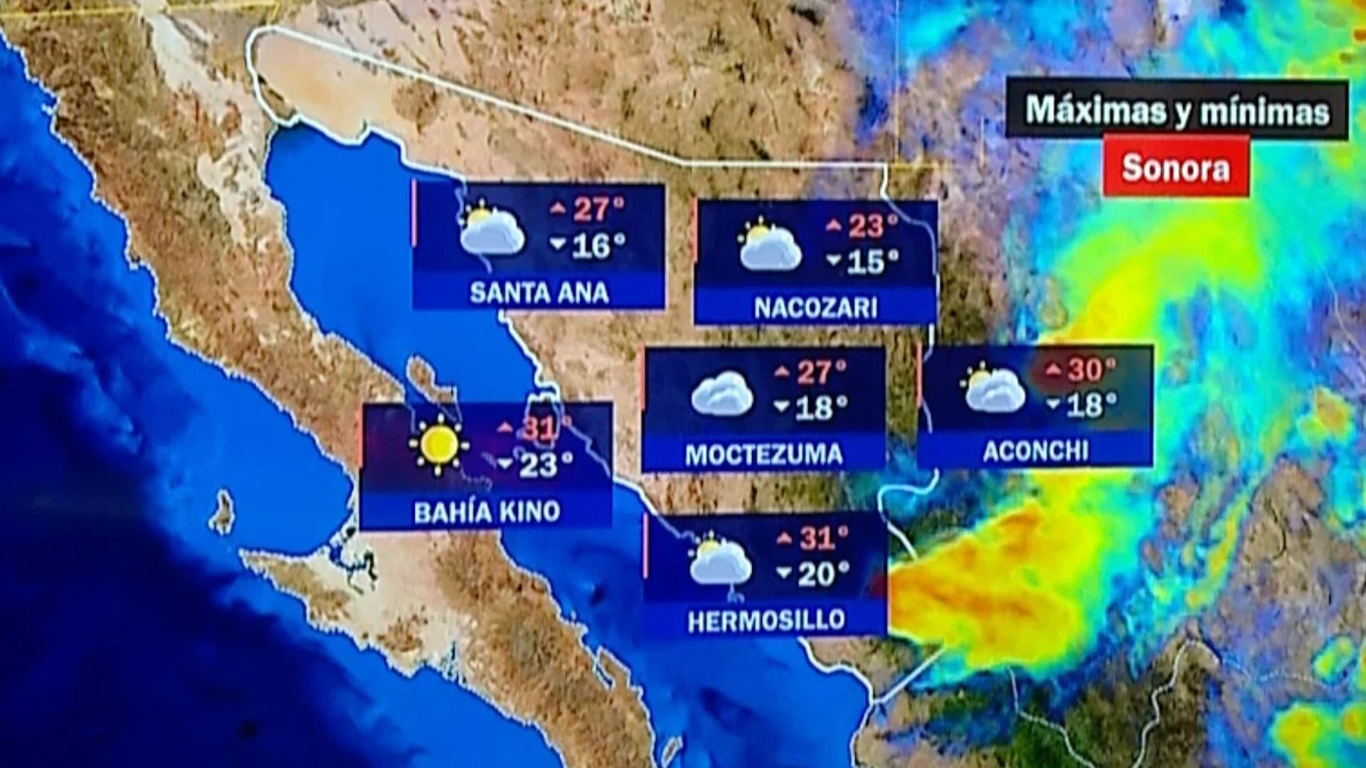 Pronóstico del Clima en Municipios de Sonora