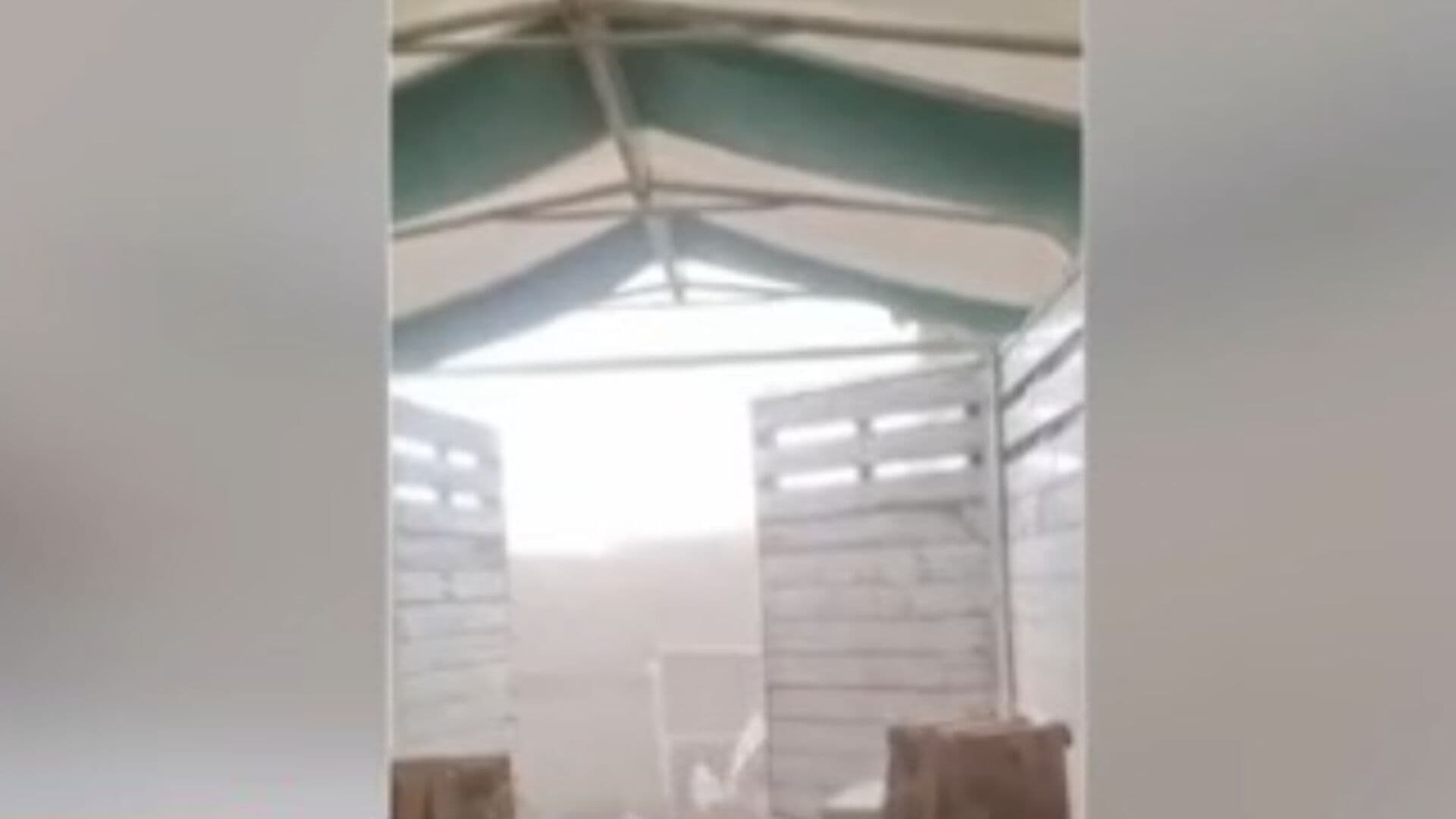 Todo Salió Volando: Fuertes Vientos Golpean la Central de Abasto de Actopan