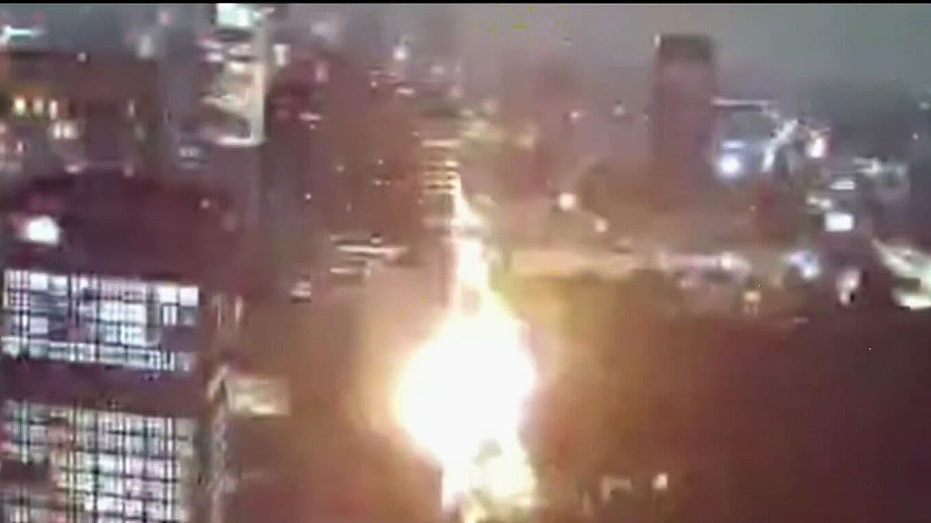 VIDEO: Momento Exacto de la Explosión en Edificio del Centro Histórico de CDMX