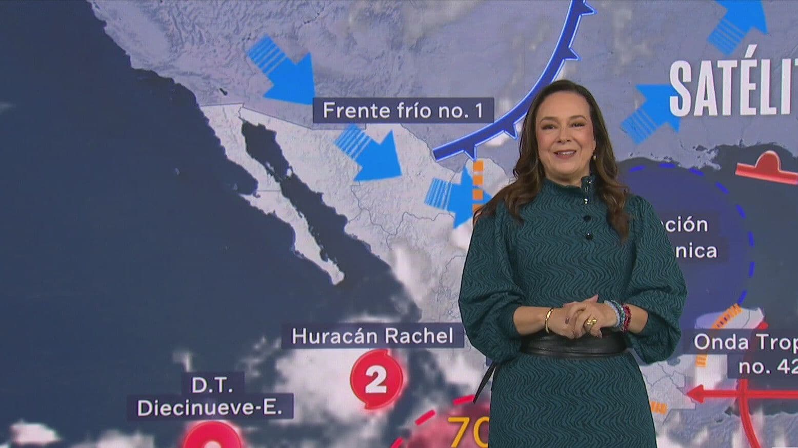 Clima en México: Huracán Rachel y Primer Frente Frío de la Temporada
