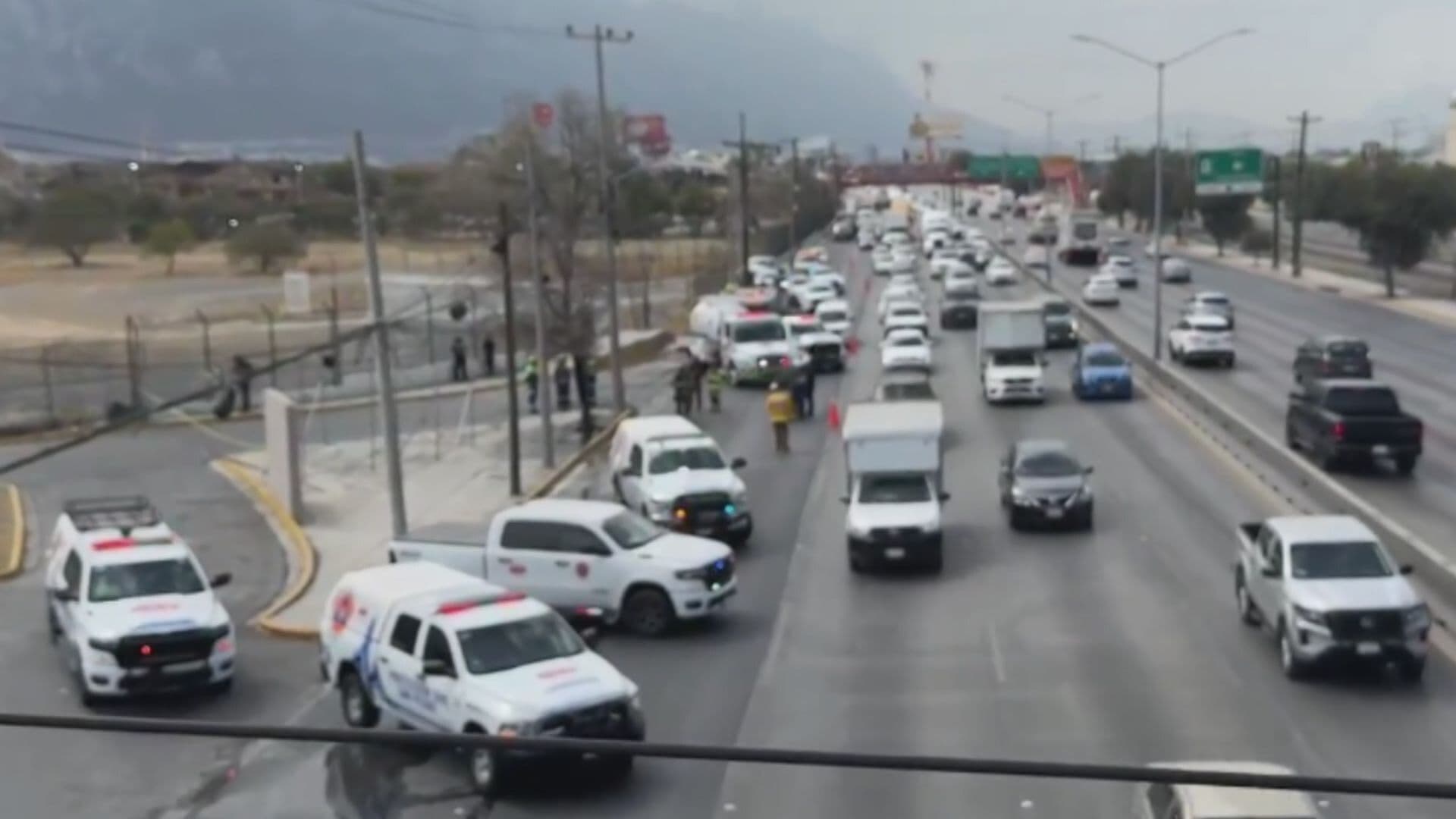 Cierran Tres Carriles por Fuga de Gas en San Pedro, Nuevo León