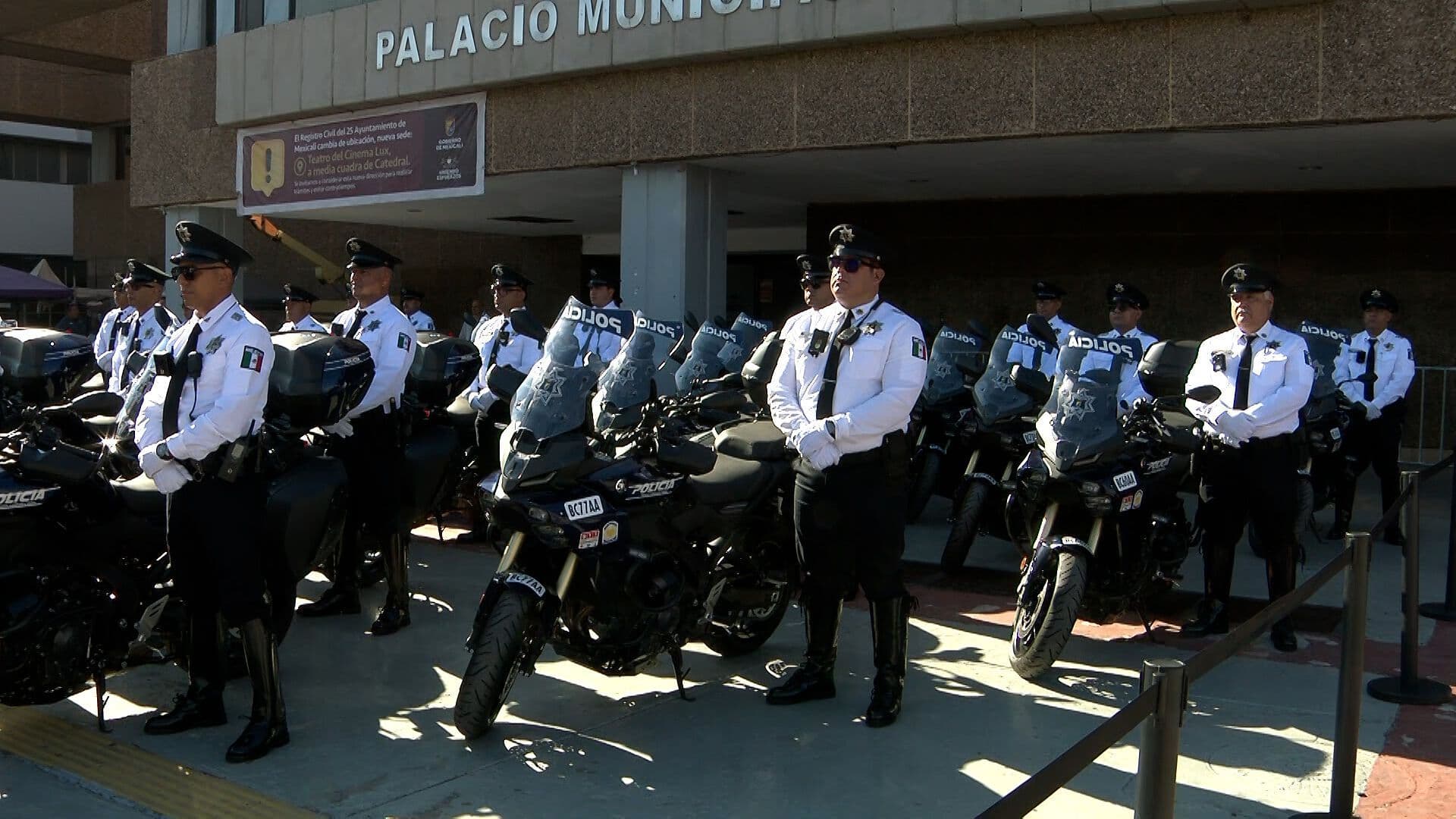 Entregan 25 Nuevas Motocicletas a la Policía de Tránsito en Mexicali, Baja California