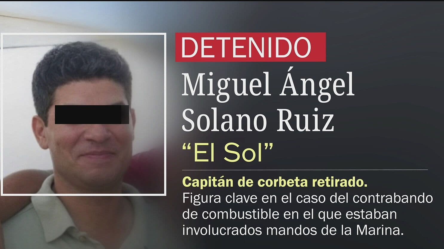 Trasladan a la CDMX a Miguel Ángel 'N', alias 'Capitán Sol', tras Operativo