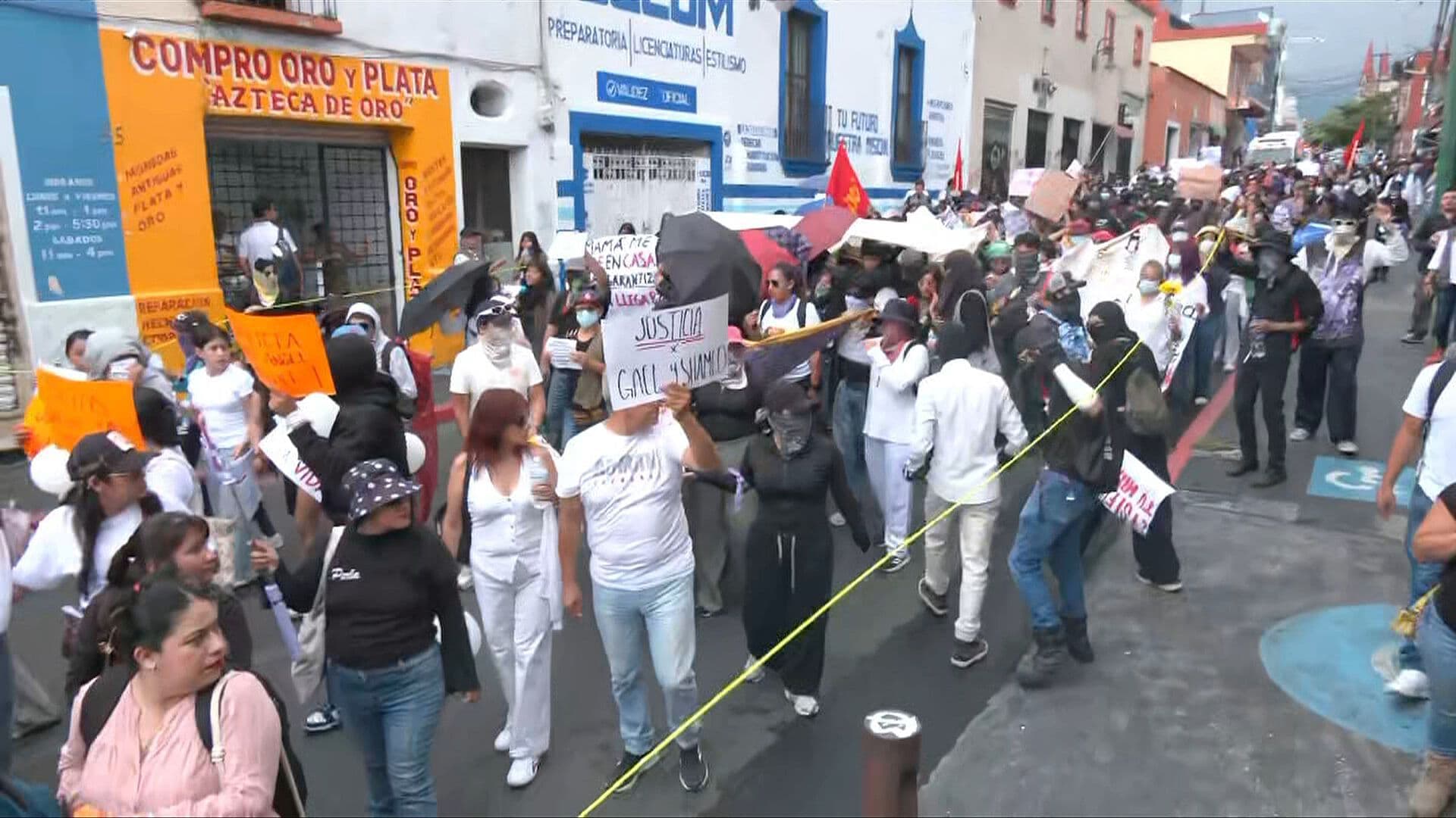 Así Fue la Marcha de estudiantes en Cuernavaca