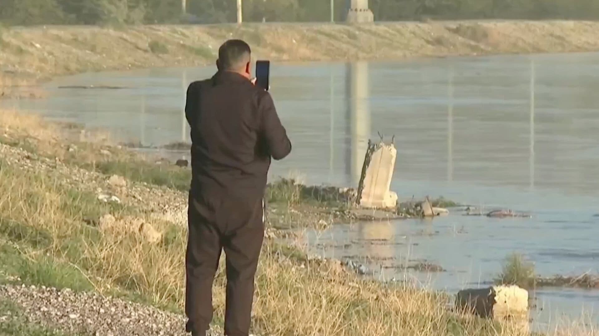 Sorprende Crecida Histórica del Río Bravo en Ciudad Juárez, Chihuahua