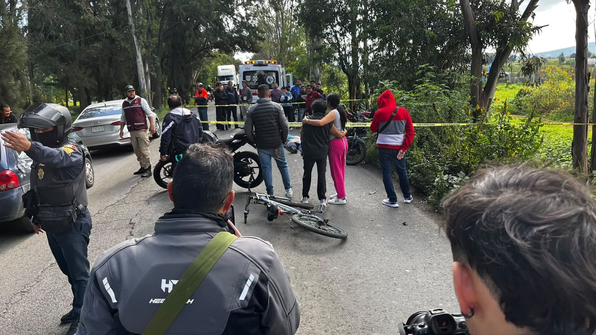 Accidente de Motociclistas Deja Dos Muertos y Heridos en la Chalco-Tláhuac