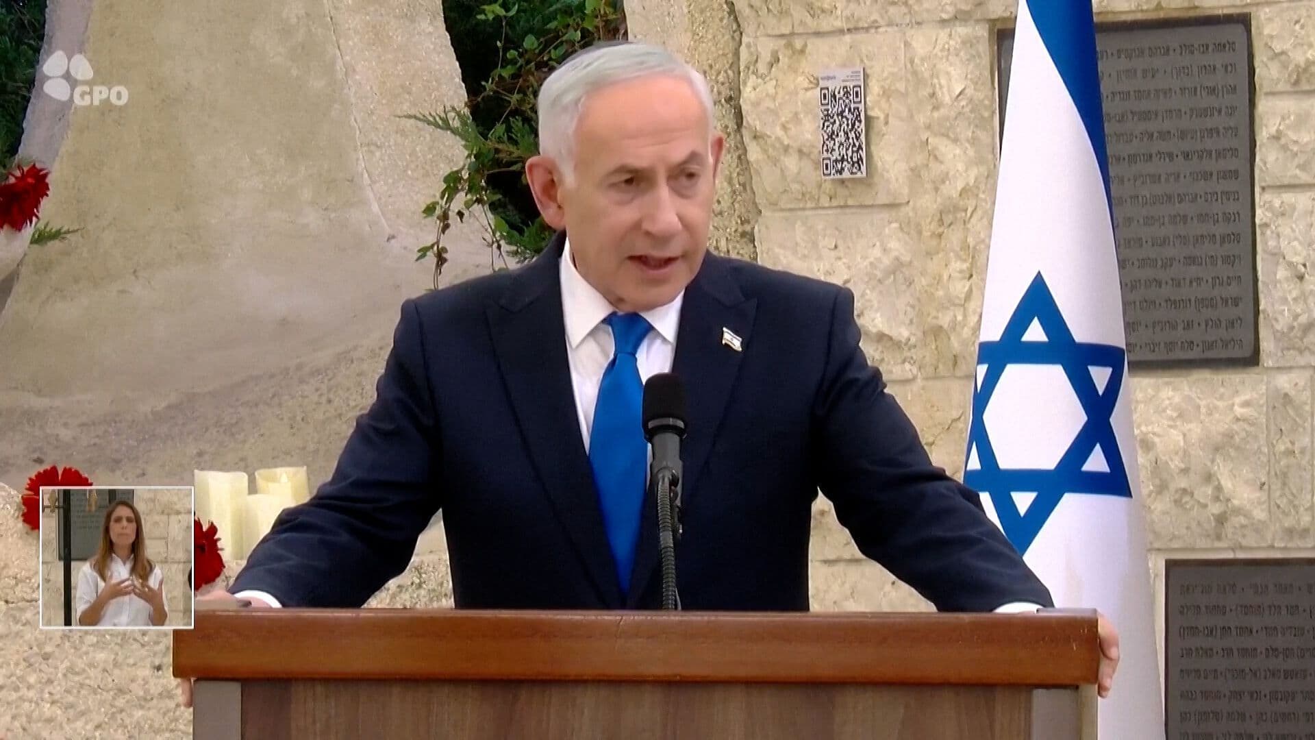 Insultan a Netanyahu en Ceremonia por Víctimas de Atentado