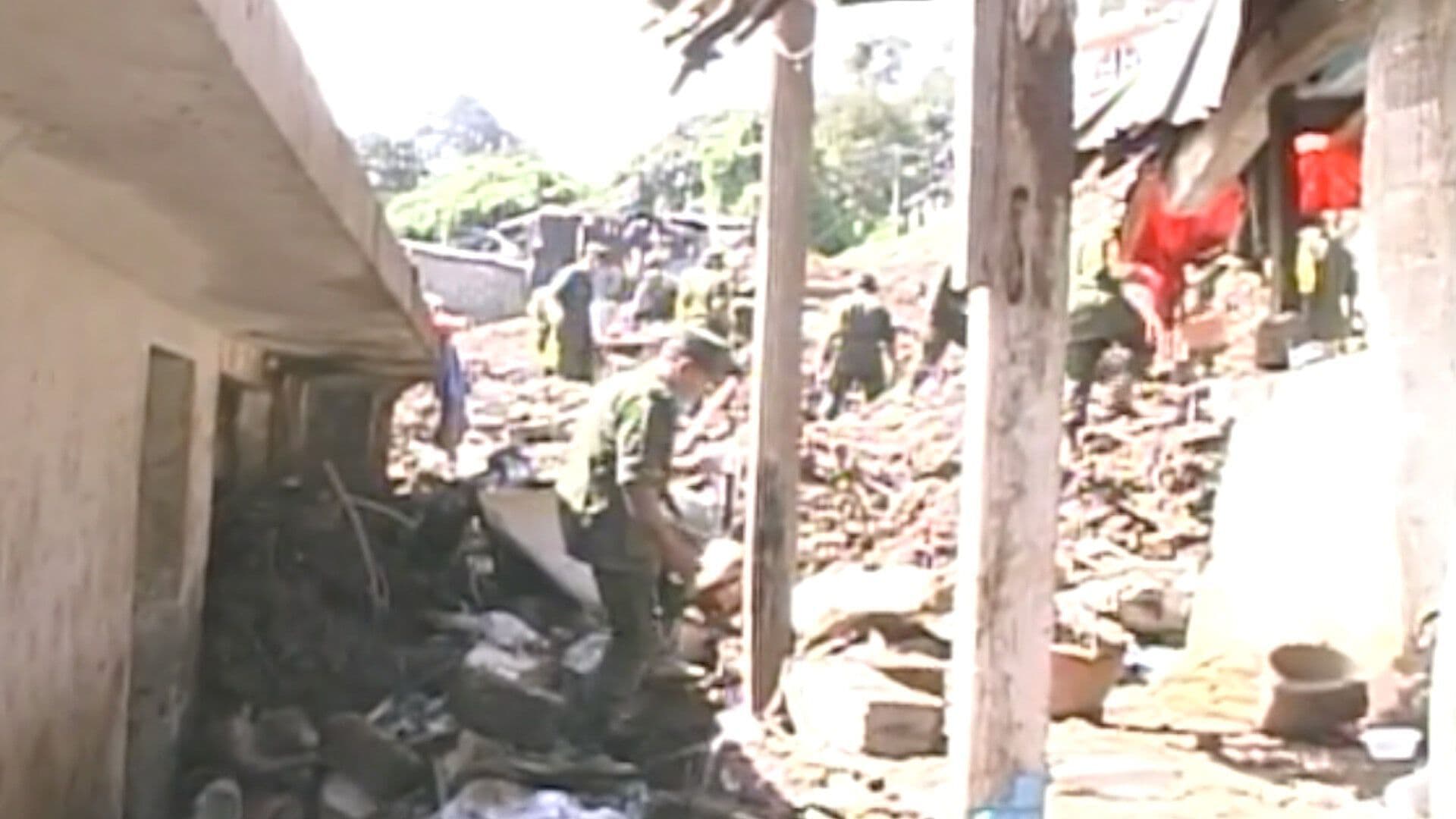 Deslave Sepulta Viviendas en Colonia Aurora Teziutlán Sierra Norte Puebla 1999