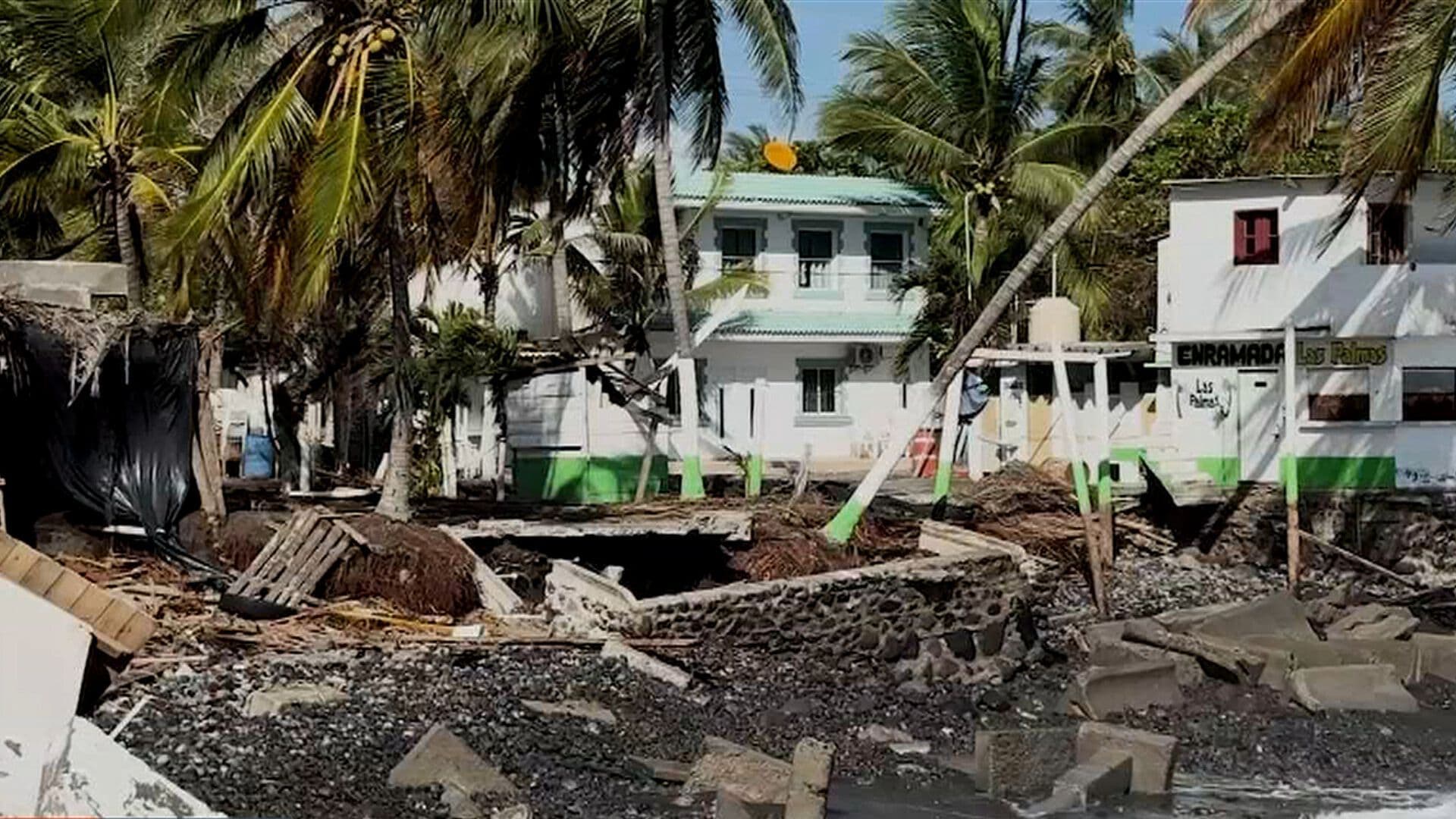 Polo y Rachel Dejan Daños Severos en la Zona Costera de Colima