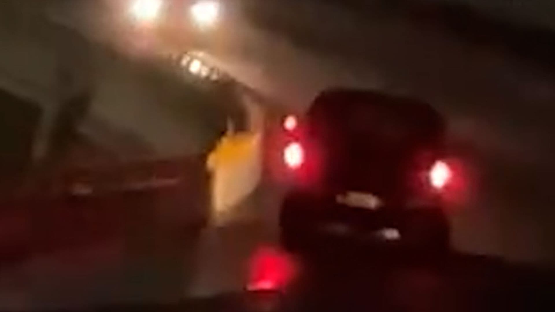 Automovilista Circula en Sentido Contrario en Autopista