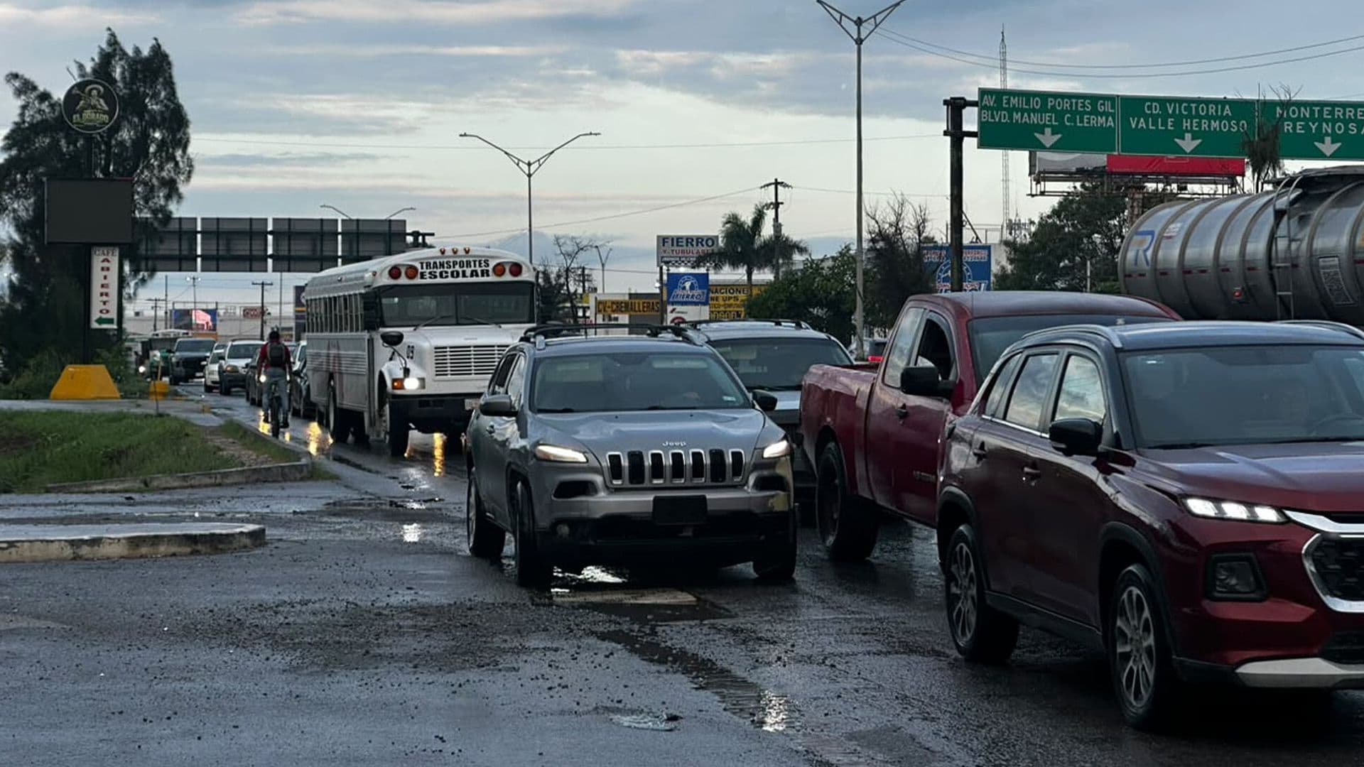Lluvias en Matamoros en la Madrugada Dejan Sectores con Inundaciones
