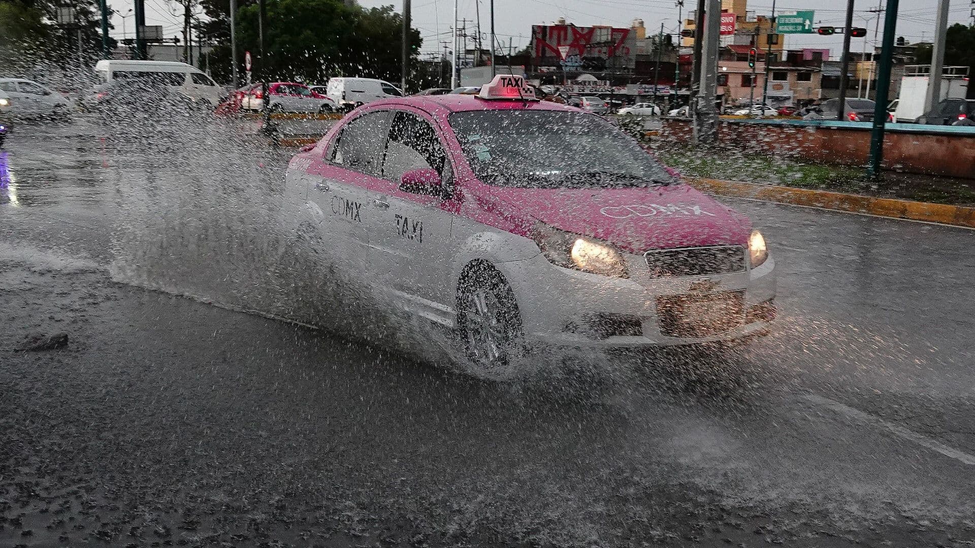 Activan Alerta Amarilla por Lluvias y Granizo en Alcaldías del Sur, CDMX