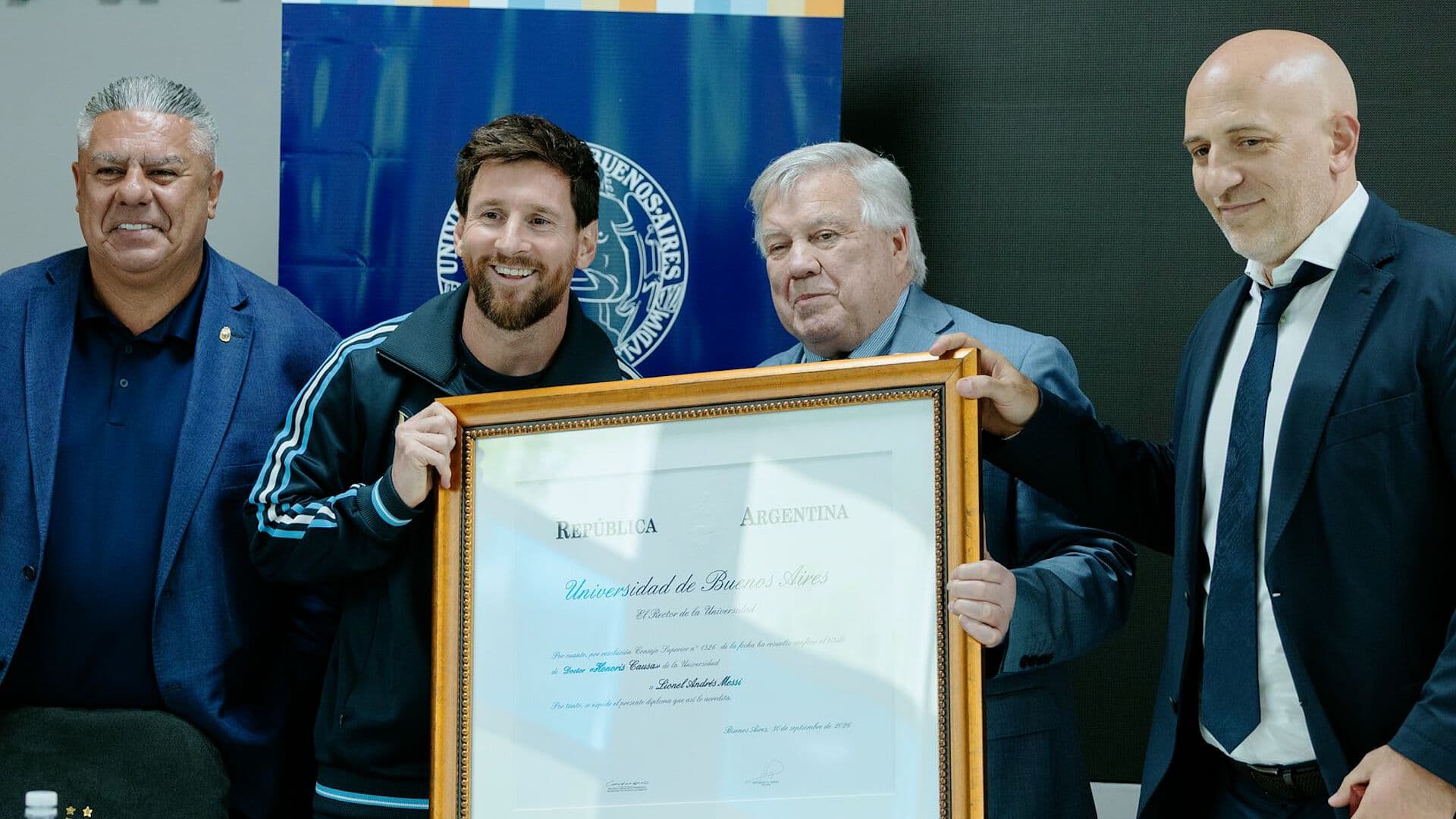 Universidad de Buenos Aires Otorga Doctorado Honoris Causa a Lionel Messi