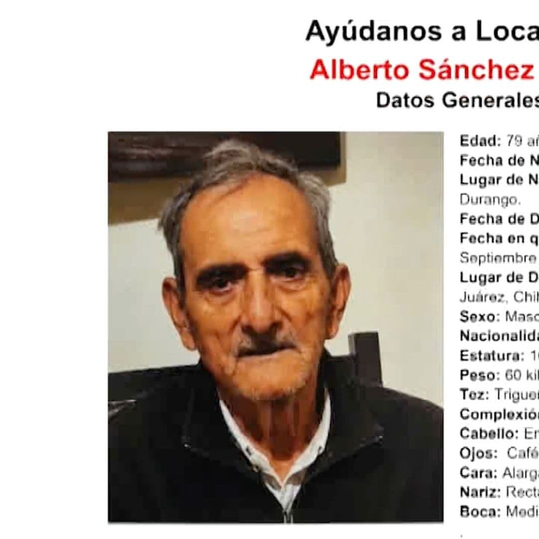 Piden Ayuda Para Localizar a un Adulto Mayor Desaparecido en Ciudad Juárez