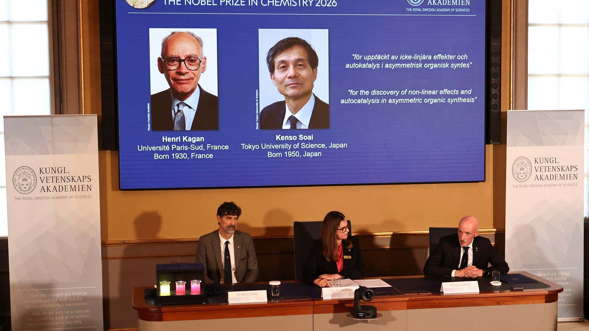 Premio Nobel de Química 2026: Ellos son los Ganadores
