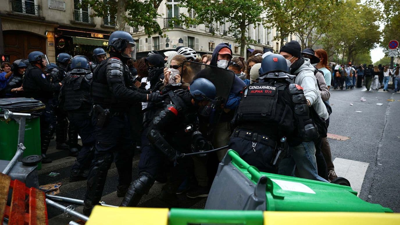 Protestas Estudiantiles Continúan en París Hoy 7 de Octubre 2026