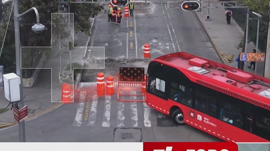 Afectaciones en la Estación Archivo General de la Nación del Metrobús Línea 4 por Obras